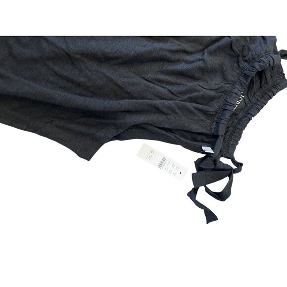 NWT J.Crew Black Linen Tank Top M - Picture 6 of 7